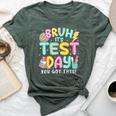 It’S Test Day Rock The School Test Day Teacher Apparel Bella Canvas T-shirt Heather Forest