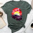 Jdm Skyline R33 Car Tuning Japan Fujiyama Drift Bella Canvas T-shirt Heather Forest