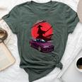 Jdm Skyline R33 Car Tuning Japan Samurai Drift Bella Canvas T-shirt Heather Forest