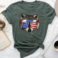 July 4Th Trash Panda Patriotic Raccoon Bella Canvas T-shirt Heather Forest