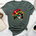 Junenth Black History Dope Proud Queen Bella Canvas T-shirt Heather Forest