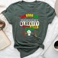 Junenth Blackity African America Black History Women Bella Canvas T-shirt Heather Forest