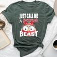 Just Call A Christmas Beast With Cute Little Owl Bella Canvas T-shirt Heather Forest