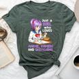 Just A Girl Who Loves Anime Ramen And Sketching Japan Anime Bella Canvas T-shirt Heather Forest