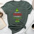 I Just Like To Teach Teachings My Favorite Elf Teacher Xmas Bella Canvas T-shirt Heather Forest