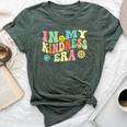 In My Kindness Era Retro Groovy Light Smile Face Bella Canvas T-shirt Heather Forest
