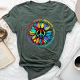 Kindness Peace Equality Love Hope Rainbow Human Rights Bella Canvas T-shirt Heather Forest