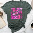 In My Lawyer Era Attorney Retro Groovy Law Student Bella Canvas T-shirt Heather Forest