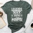 Legends Since May 1974 Vintage 50Th Birthday Women Bella Canvas T-shirt Heather Forest