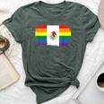 Lgbt Pride Rainbow Mexican Flag Bella Canvas T-shirt Heather Forest
