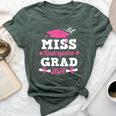 Lil Miss Kindergarten Grad Last Day Of School Graduation Bella Canvas T-shirt Heather Forest