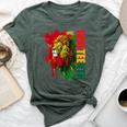 Lion Junenth African American Black Lion 1865 Bella Canvas T-shirt Heather Forest