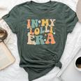 In My Lolli Era Lover Groovy Retro Mom Mother's Day Bella Canvas T-shirt Heather Forest