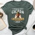 Louisiana 2024 Cicada Comeback Tour Vintage Bug & Women Bella Canvas T-shirt Heather Forest