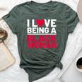 I Love Being A Black Woman Black Woman History Month Bella Canvas T-shirt Heather Forest