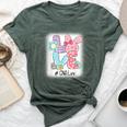 Love Bunny Cna Nurse Life Bleached Easter Day Cute Bunny Bella Canvas T-shirt Heather Forest