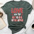 I Love Being Called Great Grandma Ladybug Valentines Day Bella Canvas T-shirt Heather Forest