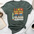 I Love You All Class Dismissed End Of Year School Teacher Bella Canvas T-shirt Heather Forest