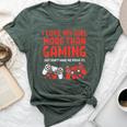 Love My Girl Gaming Valentines Day Gamer Boyfriend Him Bella Canvas T-shirt Heather Forest