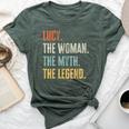 Lucy Woman Myth Legend Best Name Lucy Bella Canvas T-shirt Heather Forest