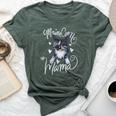Maine Coon Mama Cute Dilute Calico Bella Canvas T-shirt Heather Forest