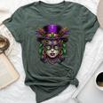 Mardi Gras Priestess New Orleans Witch Doctor Voodoo Bella Canvas T-shirt Heather Forest