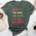 Mark The Man The Myth The Bad Influence Vintage Retro Bella Canvas T-shirt Heather Forest