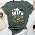 Masters Graduation My Wife Mastered It Class Of 2024 Bella Canvas T-shirt Heather Forest