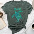 Maui Hawaii Sea Turtle Boys Girls Vacation Souvenir Bella Canvas T-shirt Heather Forest