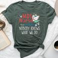 Mds Nurse Nobody Knows What We Do Bella Canvas T-shirt Heather Forest