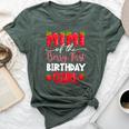 Mimi Of The Berry First Birthday Girl Strawberry Family Bella Canvas T-shirt Heather Forest