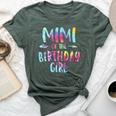 Mimi Of The Birthday For Girl Tie Dye Colorful Bday Girl Bella Canvas T-shirt Heather Forest