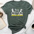 Mom Of Both Baseball Son Softball Daughter Bella Canvas T-shirt Heather Forest