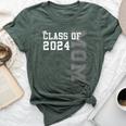Mom Mother Senior 2024 Proud Mom Of A Class Of 2024 Graduate Bella Canvas T-shirt Heather Forest