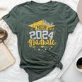 Mom Senior 2024 Proud Mom Of A Class Of 2024 Graduate Mother Bella Canvas T-shirt Heather Forest