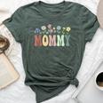 Mommy Wildflower Floral Mommy Bella Canvas T-shirt Heather Forest