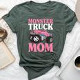 Monster Truck Mom Truck Lover Mom Bella Canvas T-shirt Heather Forest