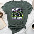 Monster Truck Race Racer Driver Grandma Mother's Day Bella Canvas T-shirt Heather Forest