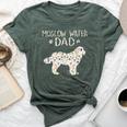 Moscow Water Dad Floral Dog Lover Bella Canvas T-shirt Heather Forest