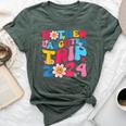 Mother Daughter Trip 2024 Family Vacation Mom Daughter Retro Bella Canvas T-shirt Heather Forest