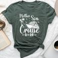 Mother Son Cruise 2024 Family Mom Son Matching Vacation Trip Bella Canvas T-shirt Heather Forest