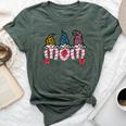 Gnomes Mom Cute Mama Mommy Floral Garden Women Bella Canvas T-shirt Heather Forest