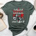 Motorcyle Girl Wife I Kissed A Biker And I Liked It Bella Canvas T-shirt Heather Forest