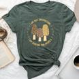 Mushroom Hunting Mycology Foraging Morel Mushroom Hunter Bella Canvas T-shirt Heather Forest