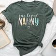 Nanny One Loved Nanny Mother's Day Bella Canvas T-shirt Heather Forest