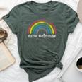 New Orleans Rainbow 70'S 80'S Style Retro Gay Pride Bella Canvas T-shirt Heather Forest