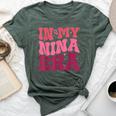 In My Nina Era Nina Mother's Day Bella Canvas T-shirt Heather Forest