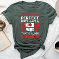 I Am Not Perfect But I Have Canadian Wife Canada Husband Bella Canvas T-shirt Heather Forest