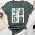 Oldometer 49-50 Yrs Old Man Woman Bday Graphic 50Th Birthday Bella Canvas T-shirt Heather Forest