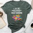 I Am One Blessed Great Grandma For Great Grandma Bella Canvas T-shirt Heather Forest